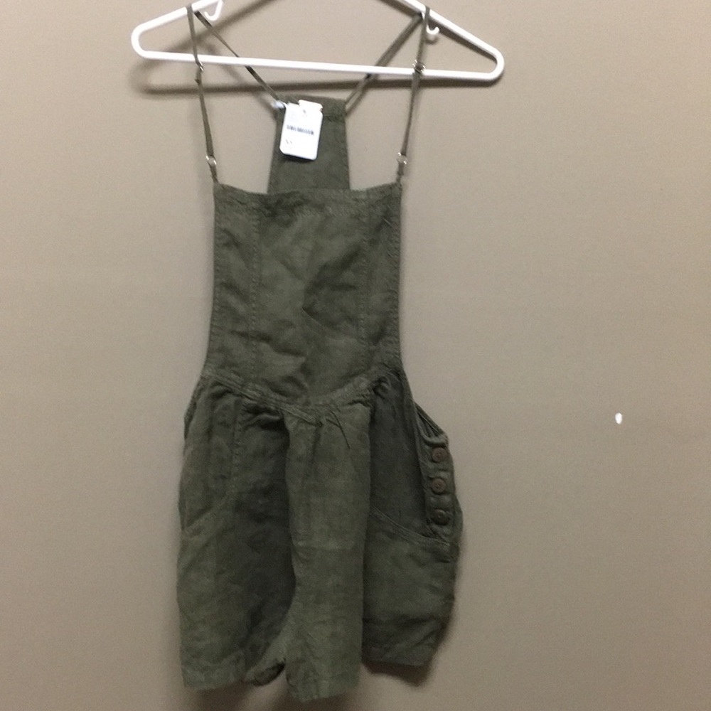 Free people romper olive color